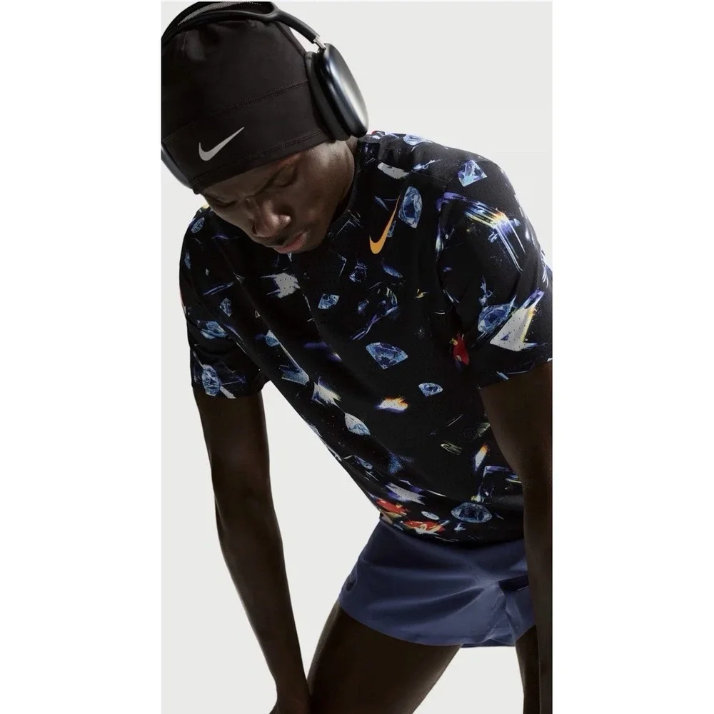 *NEW* Size Medium - Nike AeroSwift Glam Dri-FIT ADV Running Top IH5043-010